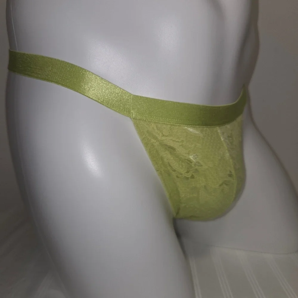 Cosabella Exquisite Italian Lace Mid-Rise‎ Men's Thong Stretch Italian Underwear